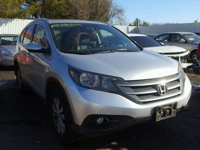 2HKRM4H70DH603348 - 2013 HONDA CR-V EXL SILVER photo 1