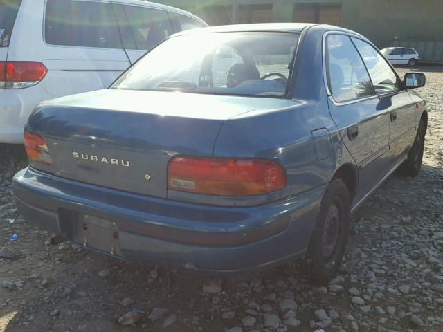 JF1GC2446PH520199 - 1993 SUBARU IMPREZA L BLUE photo 4