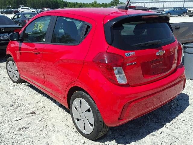 KL8CB6SA7GC619468 - 2016 CHEVROLET SPARK LS RED photo 3