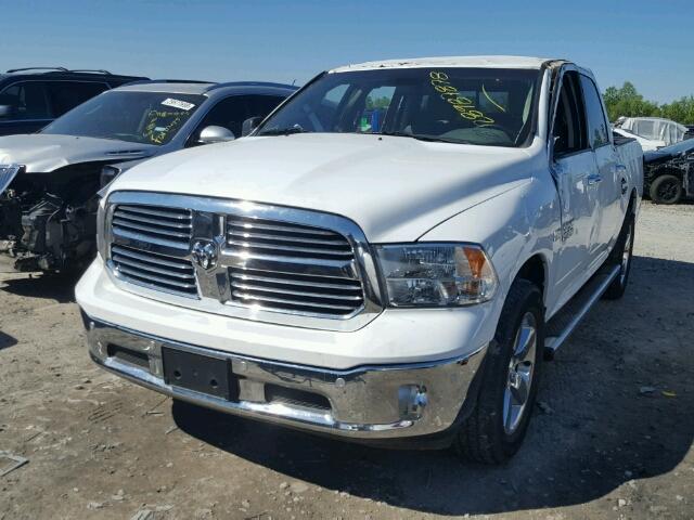 1C6RR6LT0GS155398 - 2016 RAM 1500 SLT WHITE photo 2