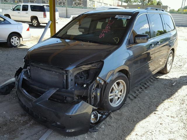 5FNRL38815B100580 - 2005 HONDA ODYSSEY TO GRAY photo 2