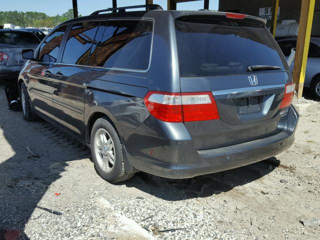 5FNRL38815B100580 - 2005 HONDA ODYSSEY TO GRAY photo 3