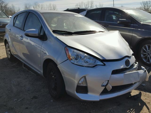 JTDKDTB32E1566023 - 2014 TOYOTA PRIUS C SILVER photo 1