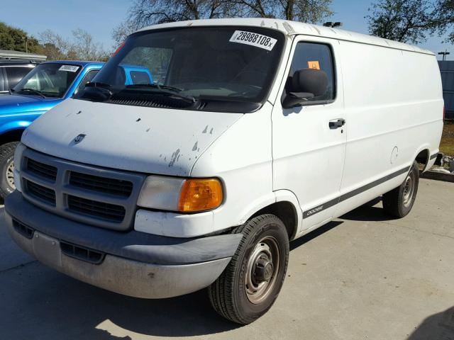 2B7JB21Y3YK134509 - 2000 DODGE RAM VAN B2 WHITE photo 2