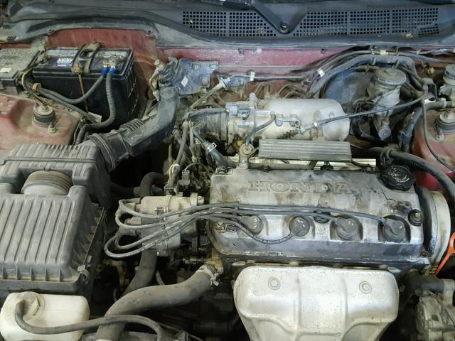 1HGEJ814XYL039774 - 2000 HONDA CIVIC EX წითელი ფოტო 7