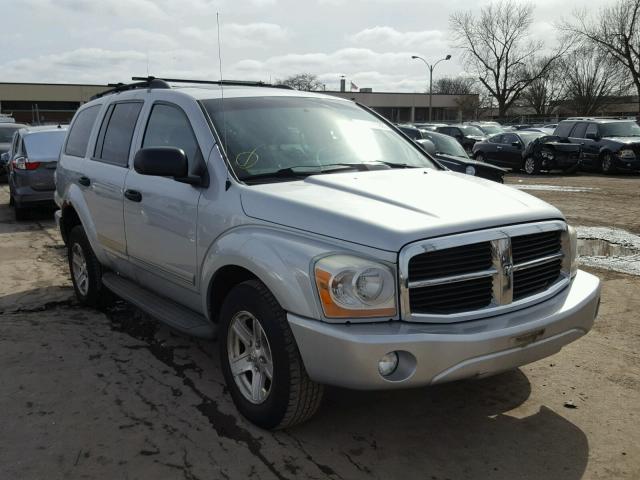 1D8HB48N45F526366 - 2005 DODGE DURANGO SL SILVER photo 1