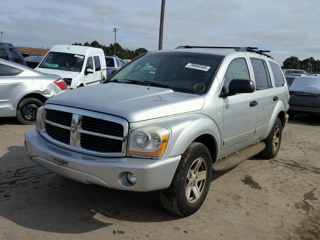 1D8HB48N45F526366 - 2005 DODGE DURANGO SL SILVER photo 2