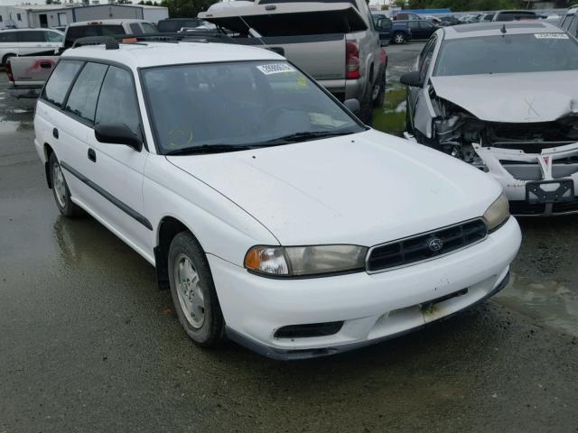 4S3BK4351W6317616 - 1998 SUBARU LEGACY L WHITE photo 1