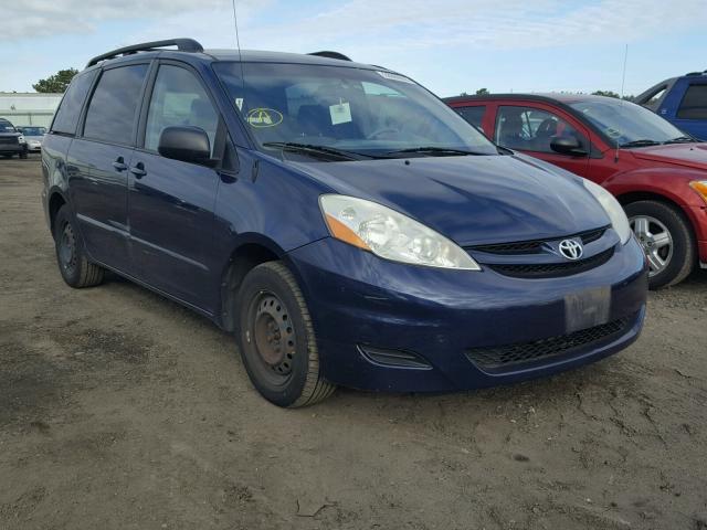 5TDZK23C47S094152 - 2007 TOYOTA SIENNA CE BLUE photo 1