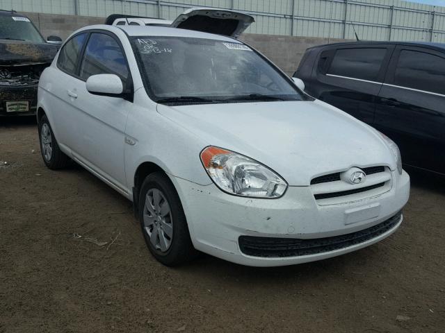 KMHCM3AC7AU159891 - 2010 HYUNDAI ACCENT BLU WHITE photo 1