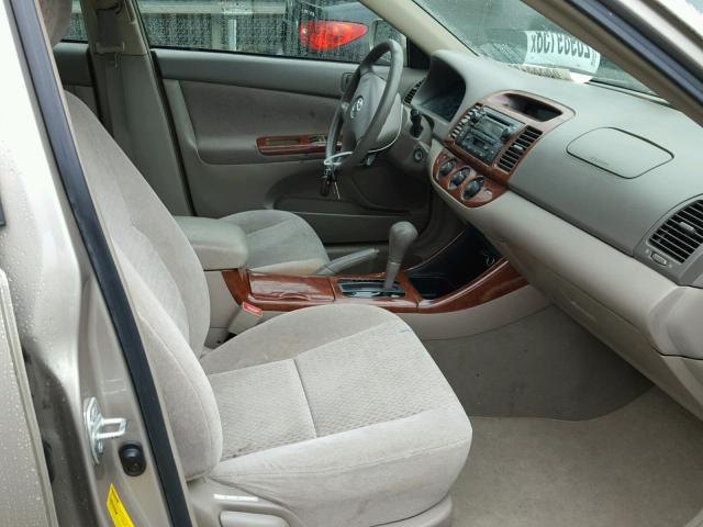 4T1BF30K53U045454 - 2003 TOYOTA CAMRY LE BEIGE photo 5