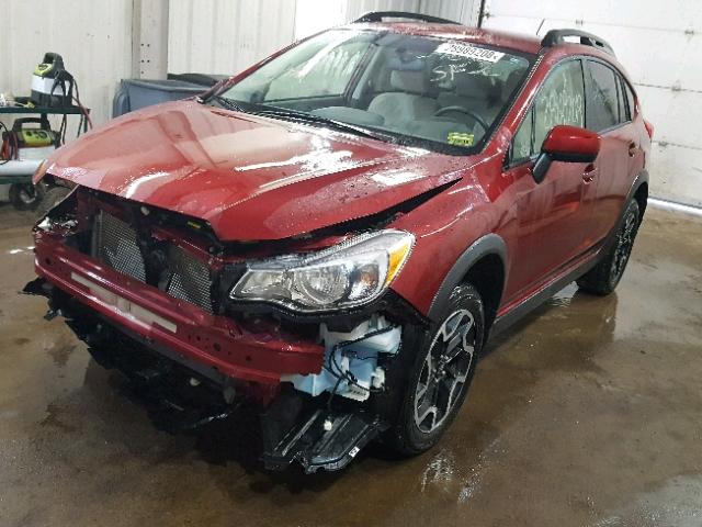 JF2GPABC4G8339185 - 2016 SUBARU CROSSTREK RED photo 2