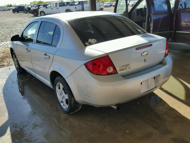 1G1AL58F487206113 - 2008 CHEVROLET COBALT LT SILVER photo 3