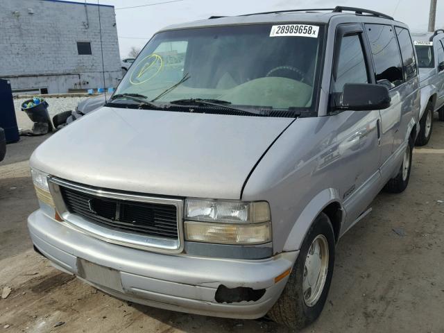 1GKDM19WXYB502215 - 2000 GMC SAFARI XT GRAY photo 2