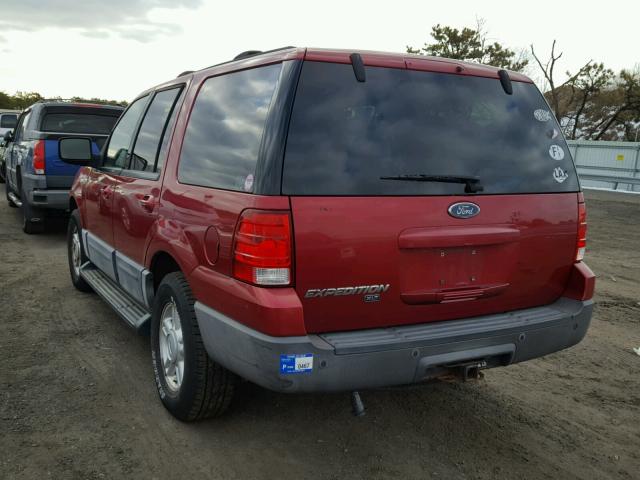 1FMPU16W24LB30902 - 2004 FORD EXPEDITION RED photo 3