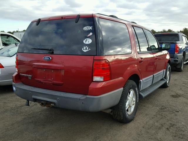 1FMPU16W24LB30902 - 2004 FORD EXPEDITION RED photo 4