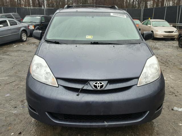 5TDBK23C98S015612 - 2008 TOYOTA SIENNA LE BLUE photo 9