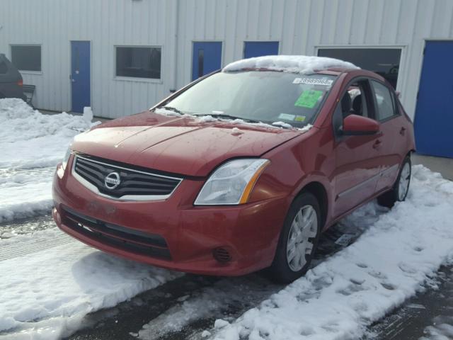 3N1AB6APXCL693327 - 2012 NISSAN SENTRA 2.0 BURGUNDY photo 2