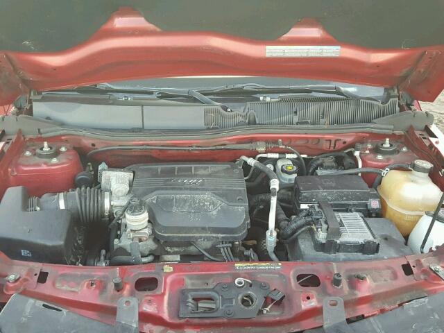 2CNDL13FX56147208 - 2005 CHEVROLET EQUINOX LS RED photo 7