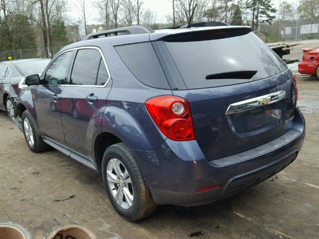 2GNALPEK5D6356219 - 2013 CHEVROLET EQUINOX LT BLUE photo 3