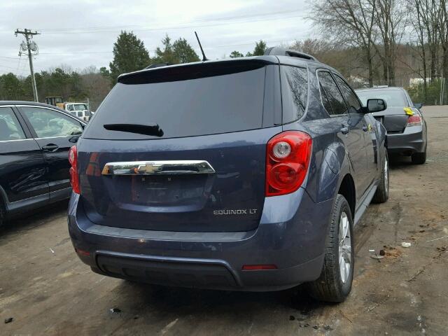 2GNALPEK5D6356219 - 2013 CHEVROLET EQUINOX LT BLUE photo 4