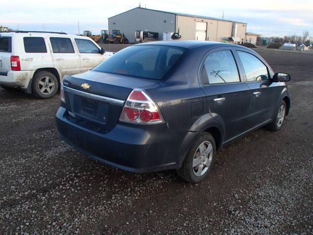 3G1TB5DG0BL134467 - 2011 CHEVROLET AVEO LS BLUE photo 4