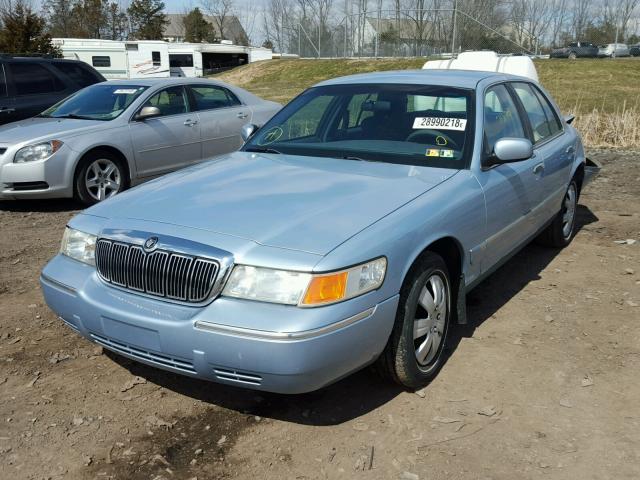 2MEFM74W2YX686365 - 2000 MERCURY GRAND MARQ BLUE photo 2