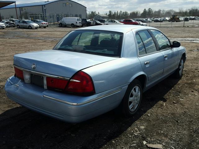 2MEFM74W2YX686365 - 2000 MERCURY GRAND MARQ BLUE photo 4