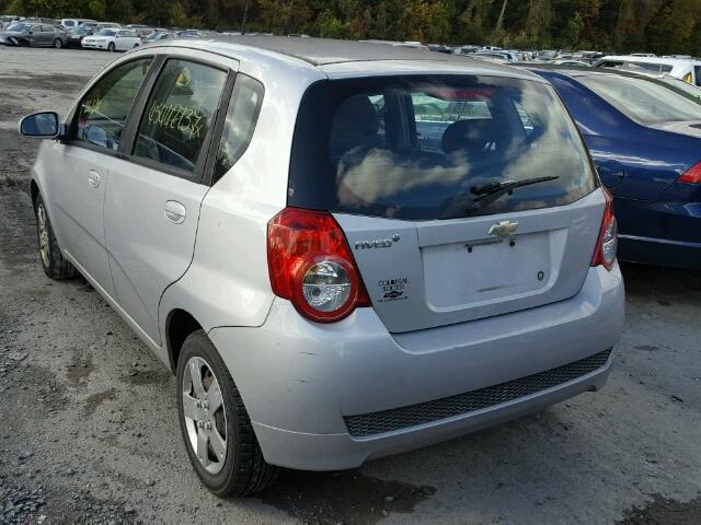 KL1TD6DE3AB118387 - 2010 CHEVROLET AVEO LS 银色 照片 3