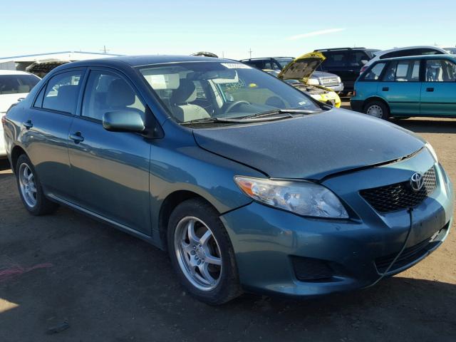 1NXBU40E09Z019200 - 2009 TOYOTA COROLLA BA TEAL photo 1