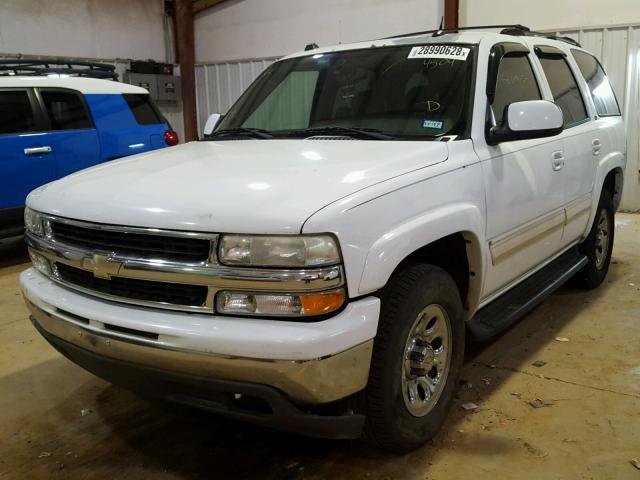 1GNEC13T75R214504 - 2005 CHEVROLET TAHOE C150 WHITE photo 2