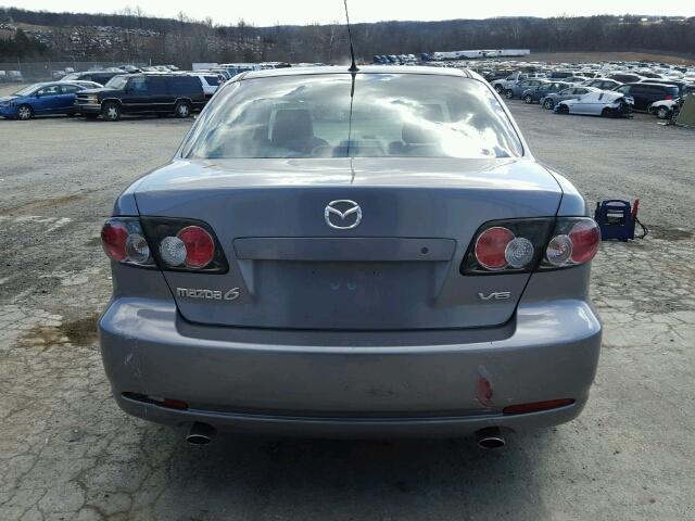 1YVHP80D275M10905 - 2007 MAZDA 6 S GRAY photo 9