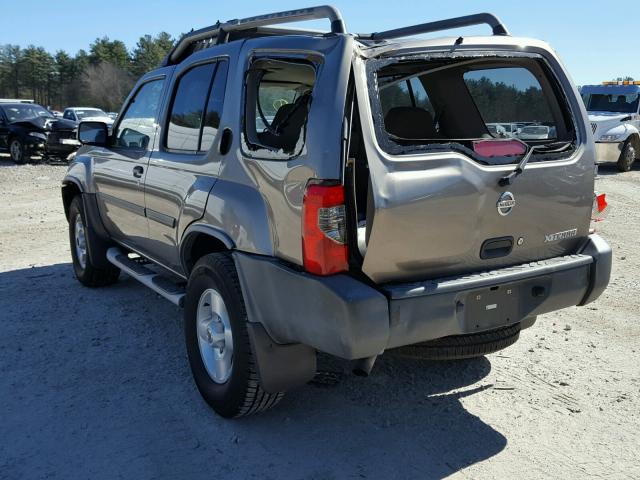 5N1ED28YX3C694145 - 2003 NISSAN XTERRA XE TAN photo 3