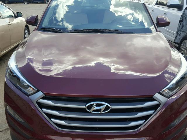 KM8J33A40HU522223 - 2017 HYUNDAI TUCSON LIM RED photo 7