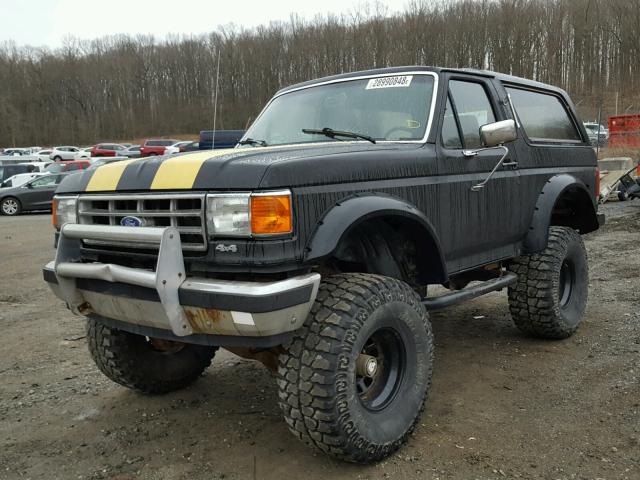 1FMDU15YXHLA44801 - 1987 FORD BRONCO U10 BLACK photo 2