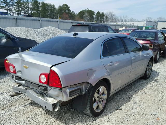 1G1ZA5EUXCF387728 - 2012 CHEVROLET MALIBU LS ვერცხლისფერი ფოტო 4