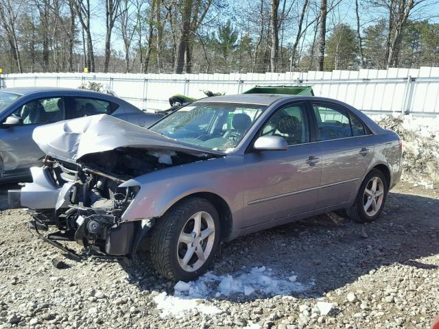 5NPEU46C08H312661 - 2008 HYUNDAI SONATA SE GRAY photo 2