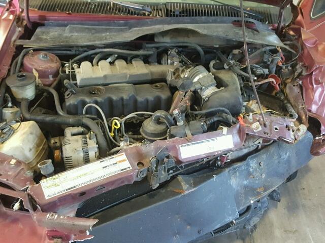 1FAPP36X5RK172631 - 1994 FORD TEMPO GL RED photo 7