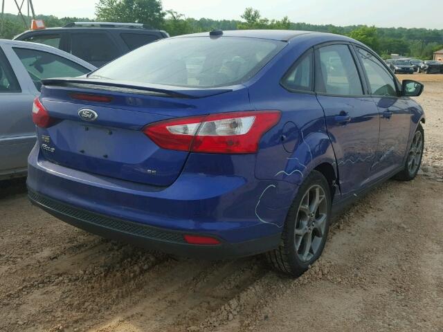 1FADP3F24DL337353 - 2013 FORD FOCUS SE BLUE photo 4