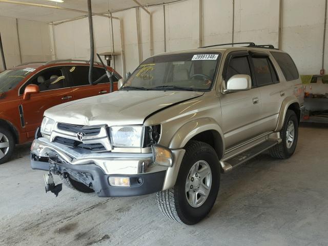 JT3HN86R720366974 - 2002 TOYOTA 4RUNNER SR TAN photo 2