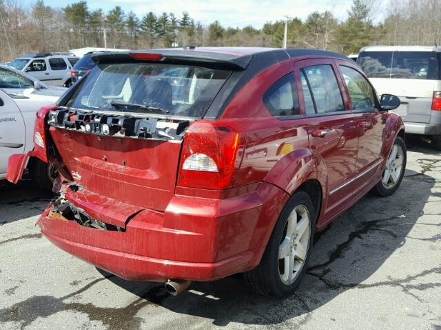 1B3HB78K87D307206 - 2007 DODGE CALIBER R/ RED photo 4