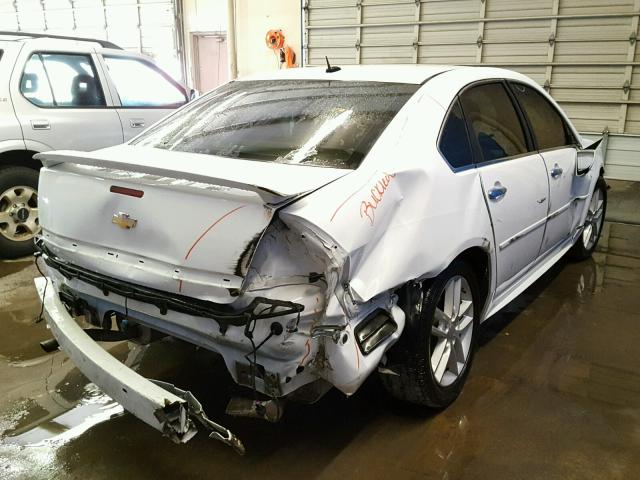 2G1WC5E30D1203667 - 2013 CHEVROLET IMPALA LTZ WHITE photo 4