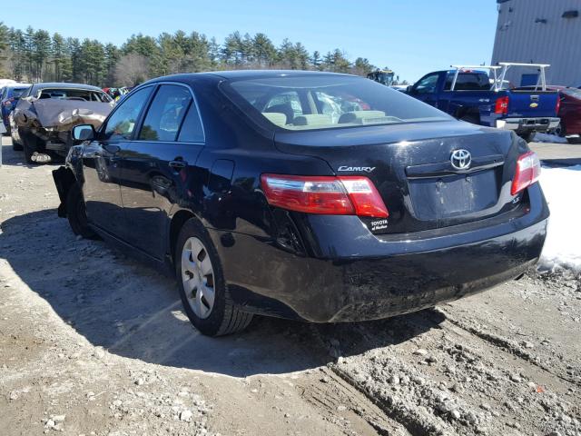 4T1BE46K77U158621 - 2007 TOYOTA CAMRY NEW BLACK photo 3