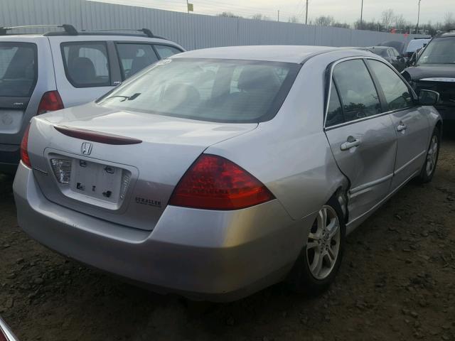 1HGCM56737A079088 - 2007 HONDA ACCORD EX GRAY photo 4