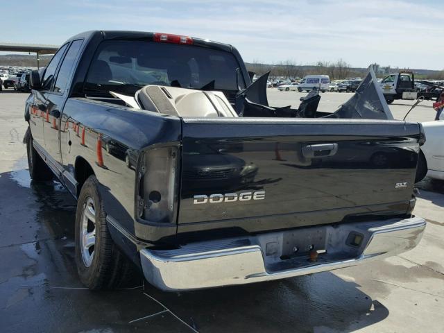 3D7HA18N72G177591 - 2002 DODGE RAM 1500 BLACK photo 3