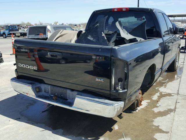 3D7HA18N72G177591 - 2002 DODGE RAM 1500 BLACK photo 4