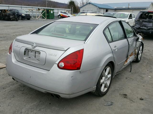 1N4BA41E95C856996 - 2005 NISSAN MAXIMA SE SILVER photo 4