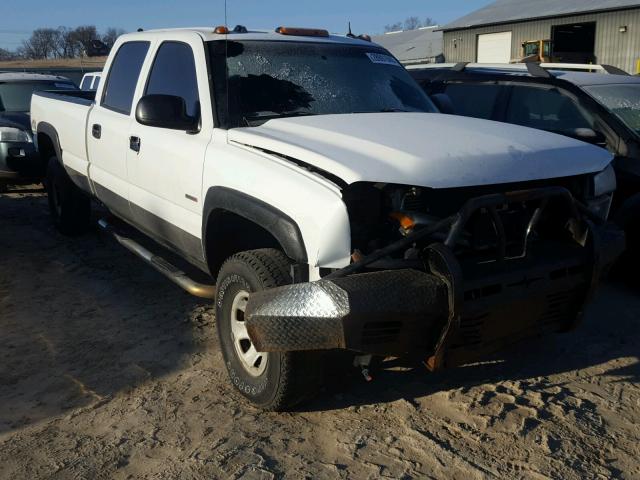 1GCHK33245F827287 - 2005 CHEVROLET SILVERADO WHITE photo 1