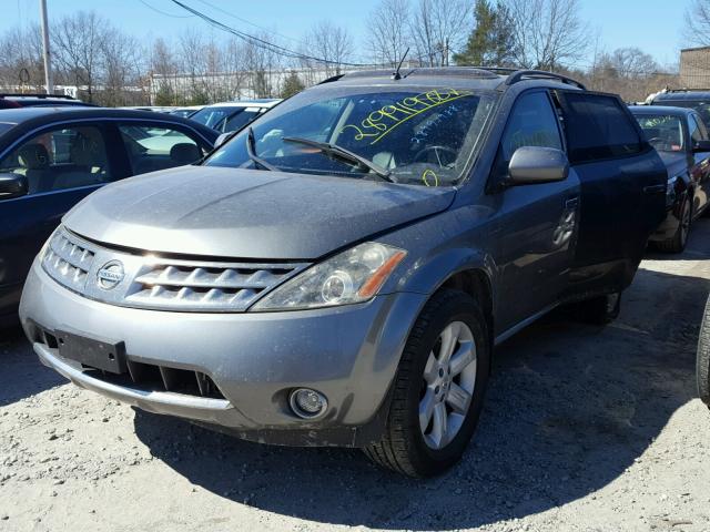 JN8AZ08W37W603474 - 2007 NISSAN MURANO SL GRAY photo 2