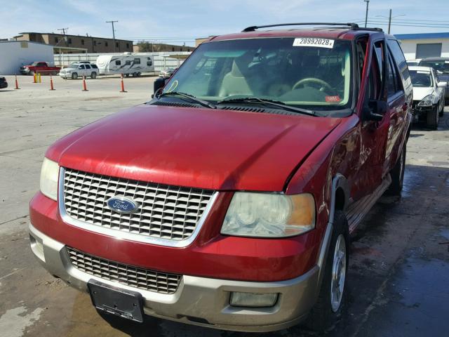 1FMPU17L74LB02405 - 2004 FORD EXPEDITION RED photo 2